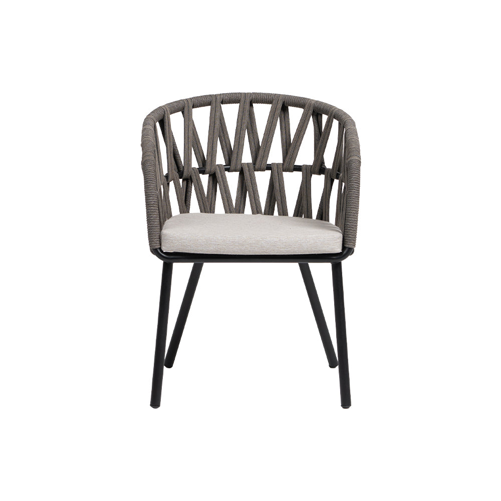 Hamptons Cushioned Dining Arm Chair 1