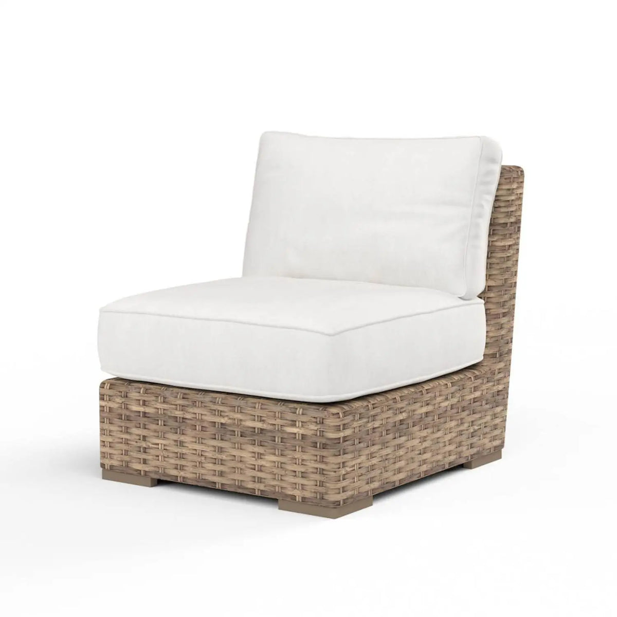 Havana Wicker Armless Club Chair SW1701-AC by Sunset West 2