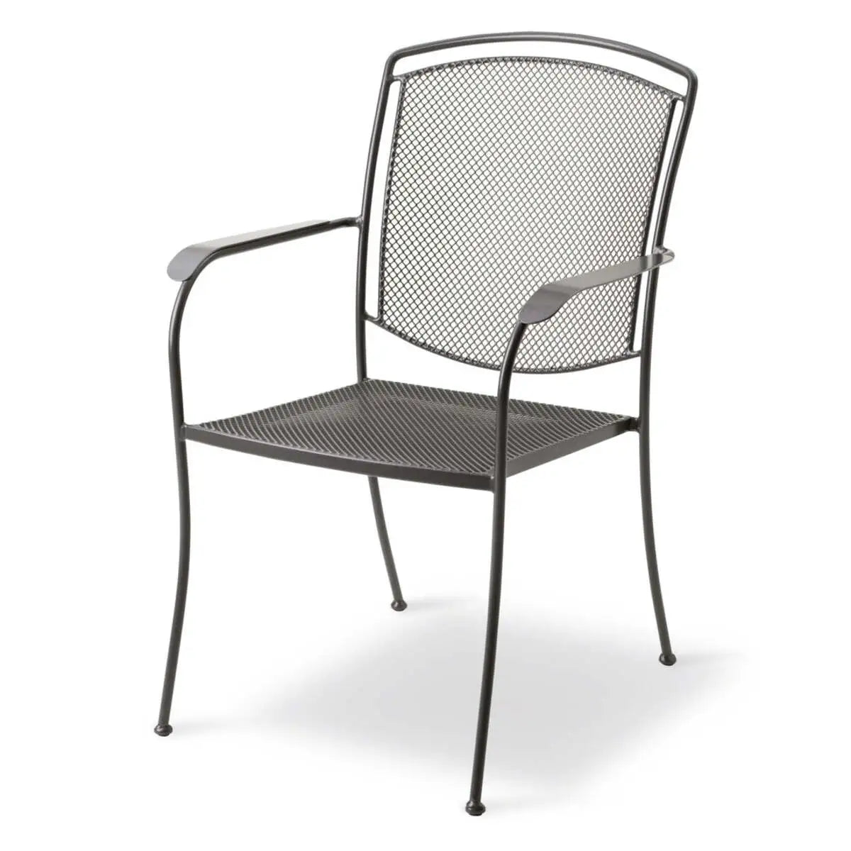 Henley 5-Piece Wrought Iron Mesh Dining Set (48-inch Table)