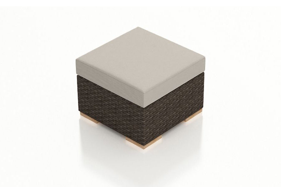 Arden Ottoman - Cast Silver