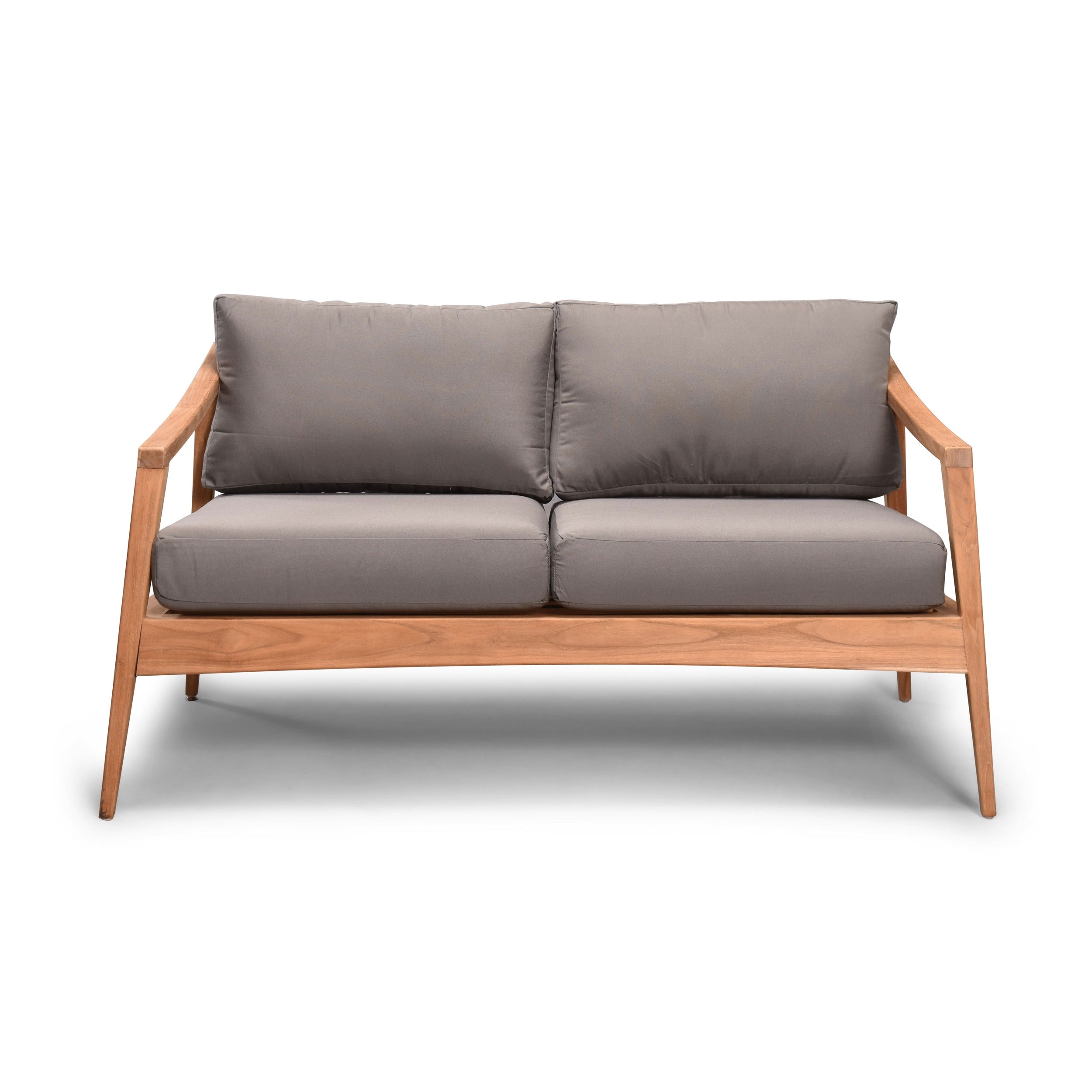 Tango Teak Loveseat - Canvas Charcoal