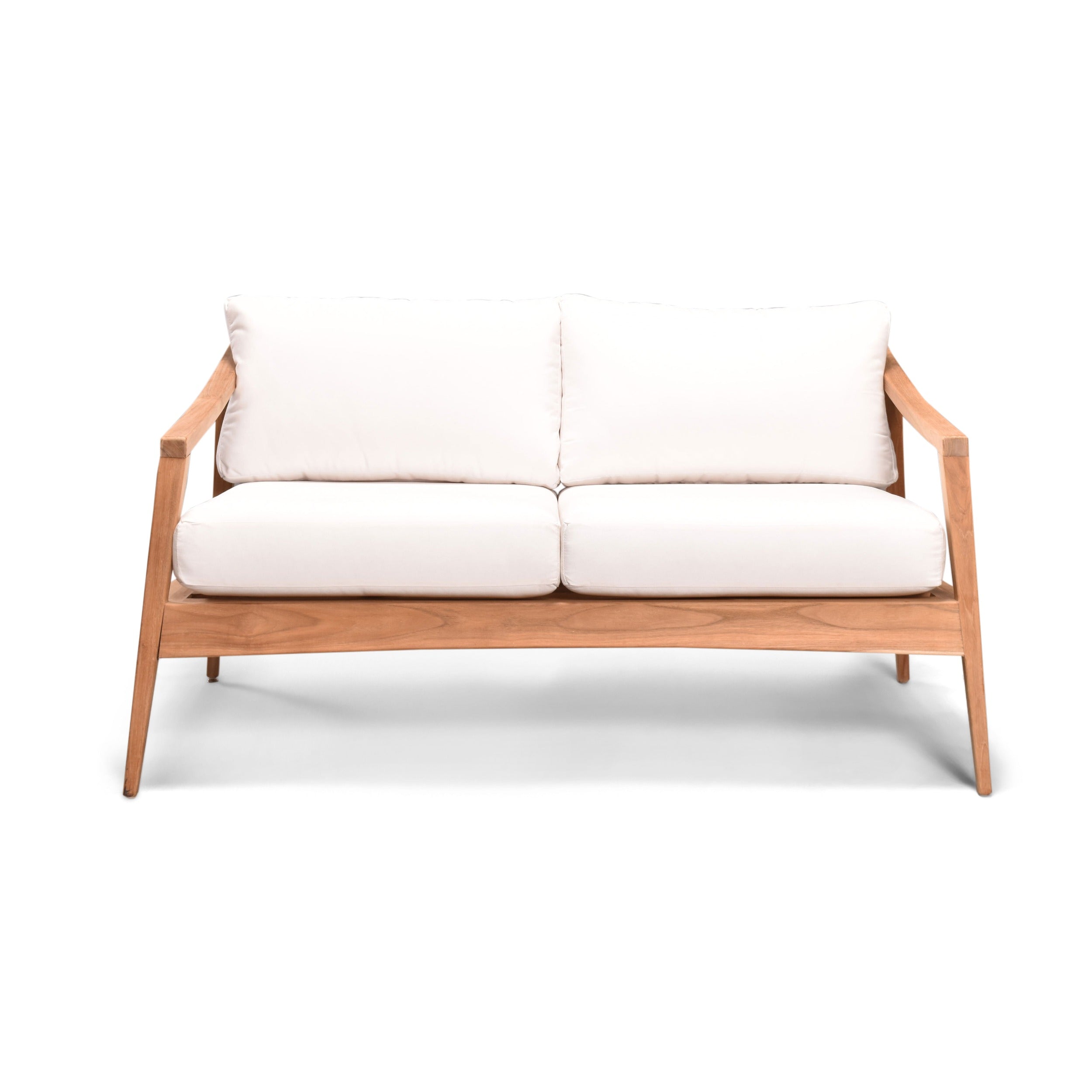 Tango Teak Loveseat - Canvas Natural