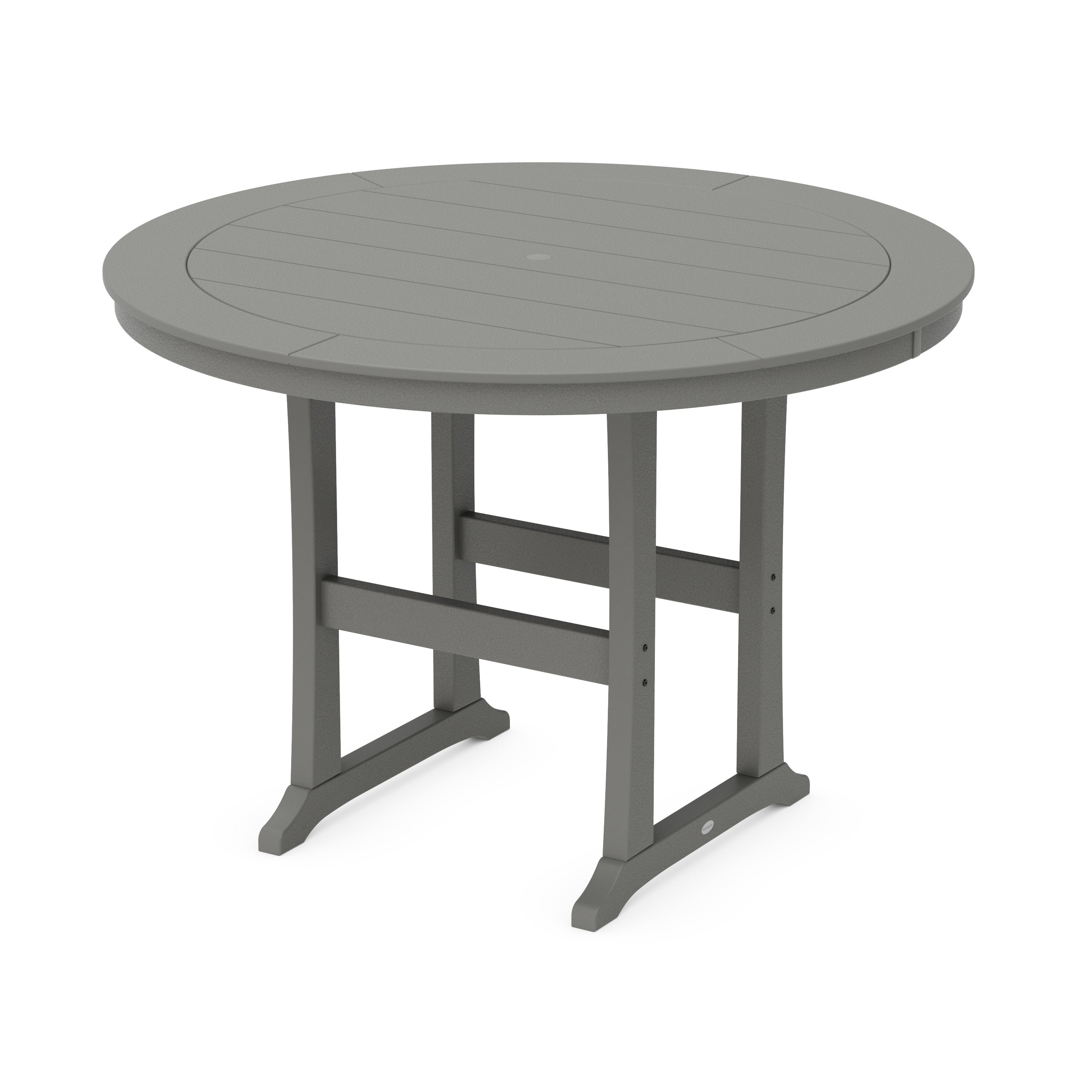 Nautical Trestle 60" Round Bar Table
