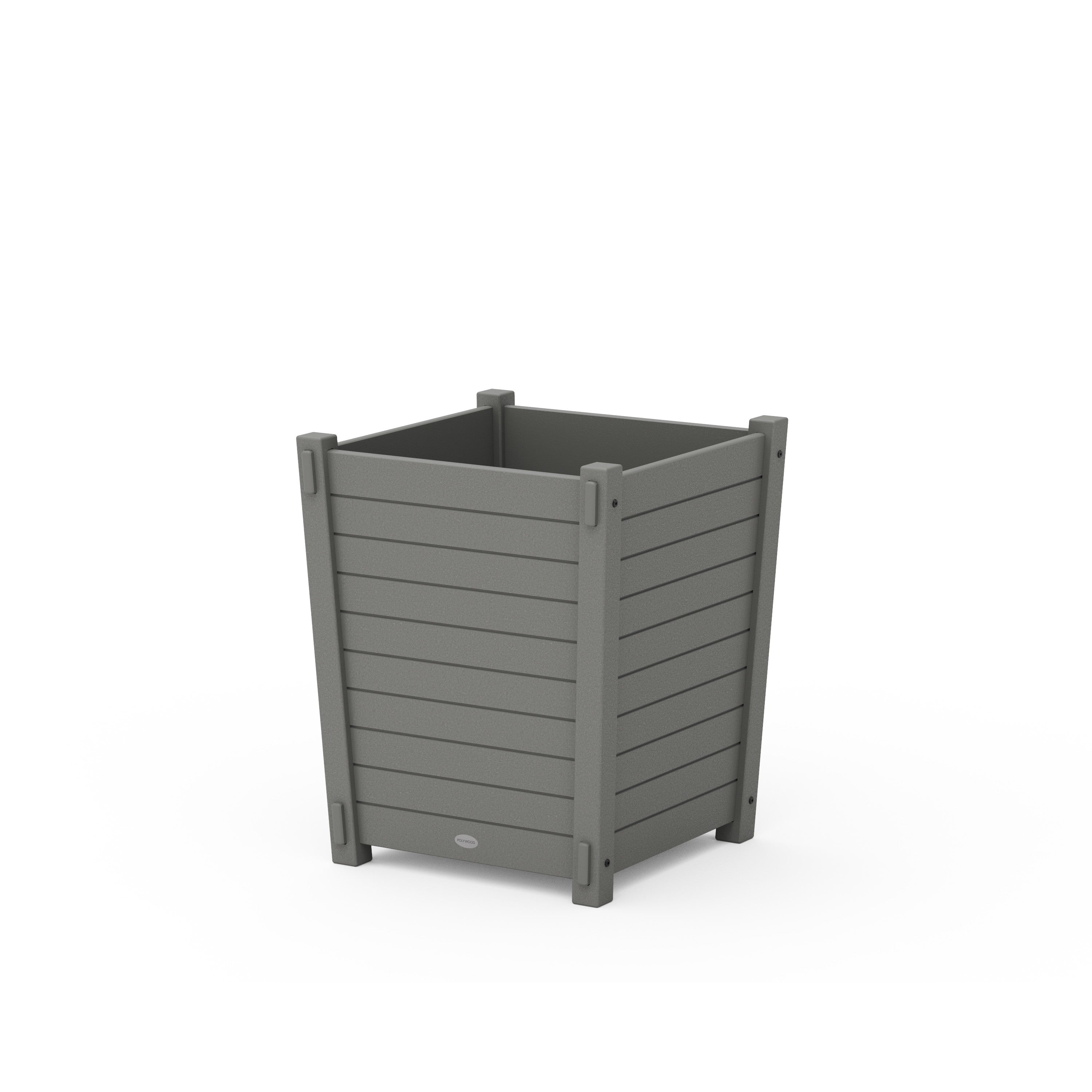 Nautical Large Tapered Square Short Planter Box