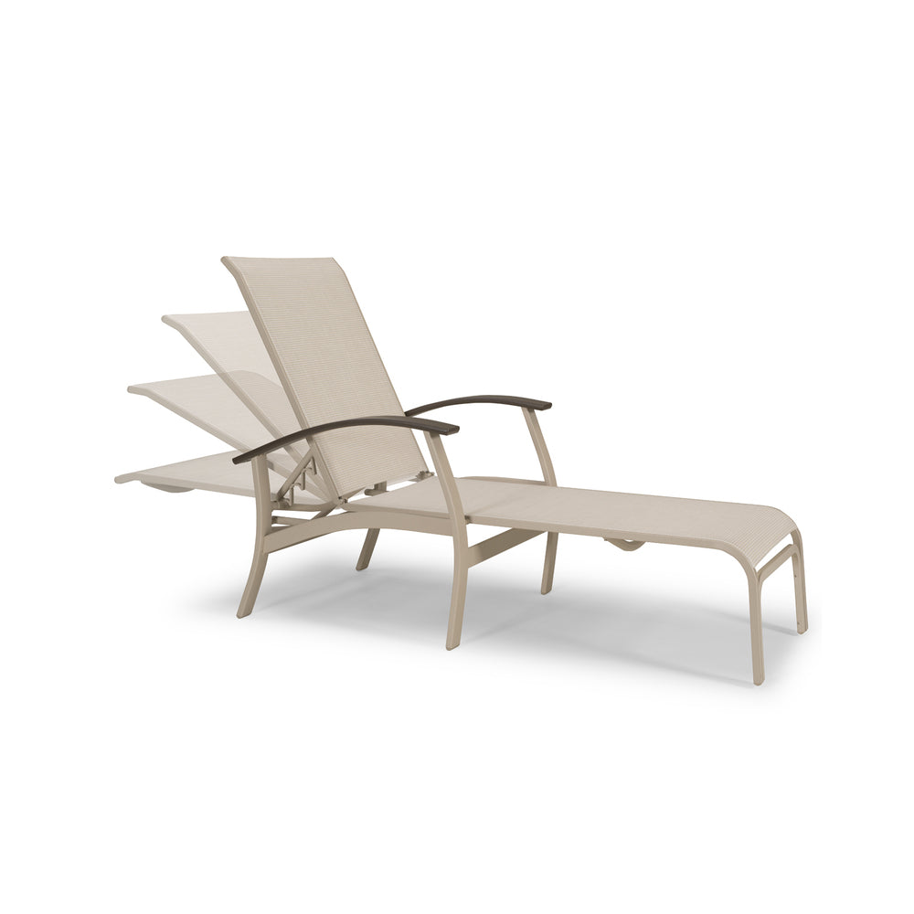 Telescope Casual Belle Isle MGP/Aluminum Sling 4-Position Chaise Lounge
