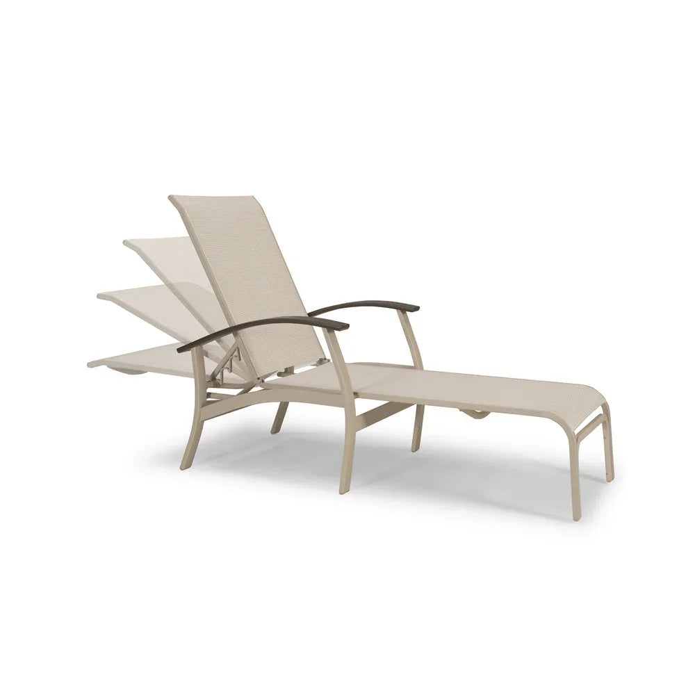 Telescope Casual Belle Isle MGP/Aluminum Sling 4-Position Chaise Lounge