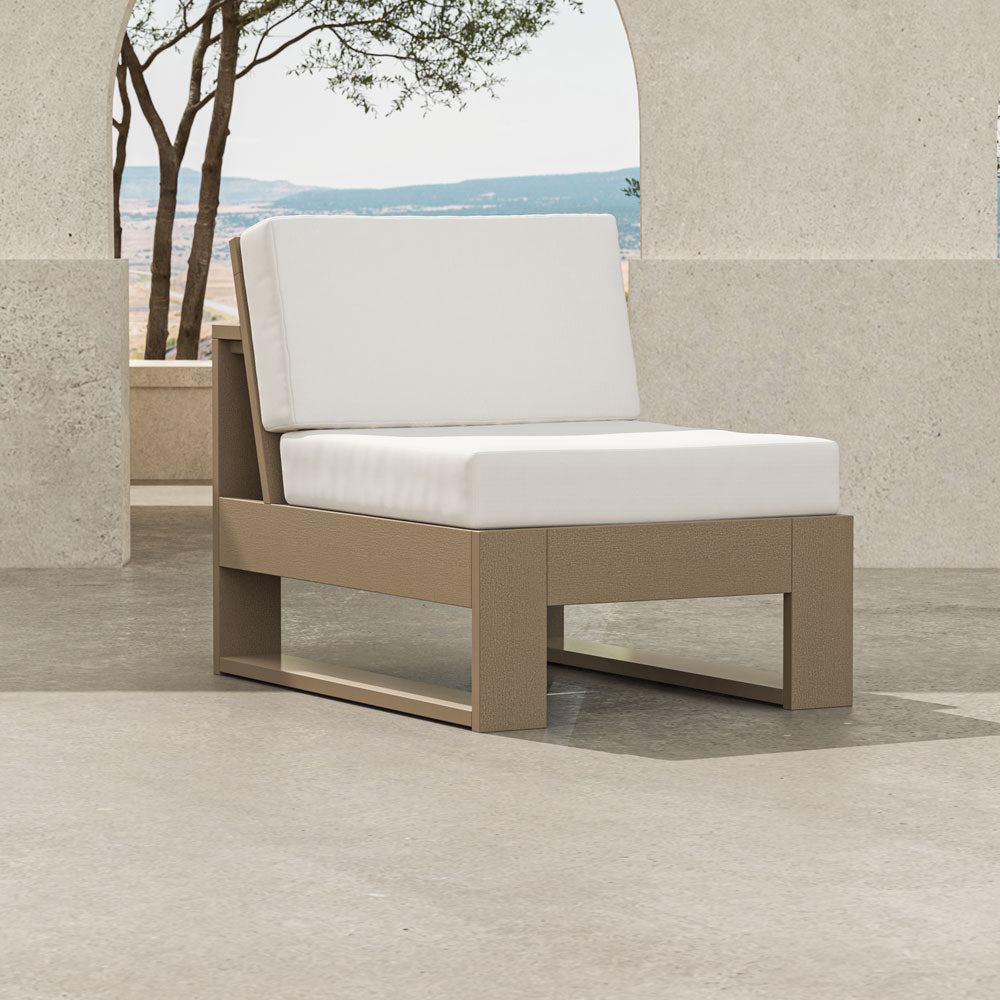 Latitude Modular Armless Chair with Cushion 1