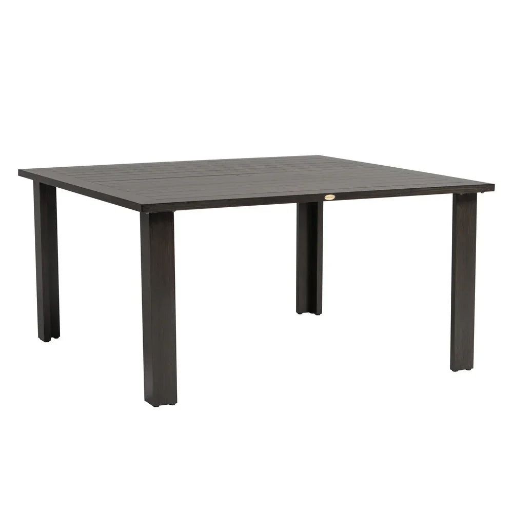 Limo 60" Square Dining Table with Umbrella Hole 2