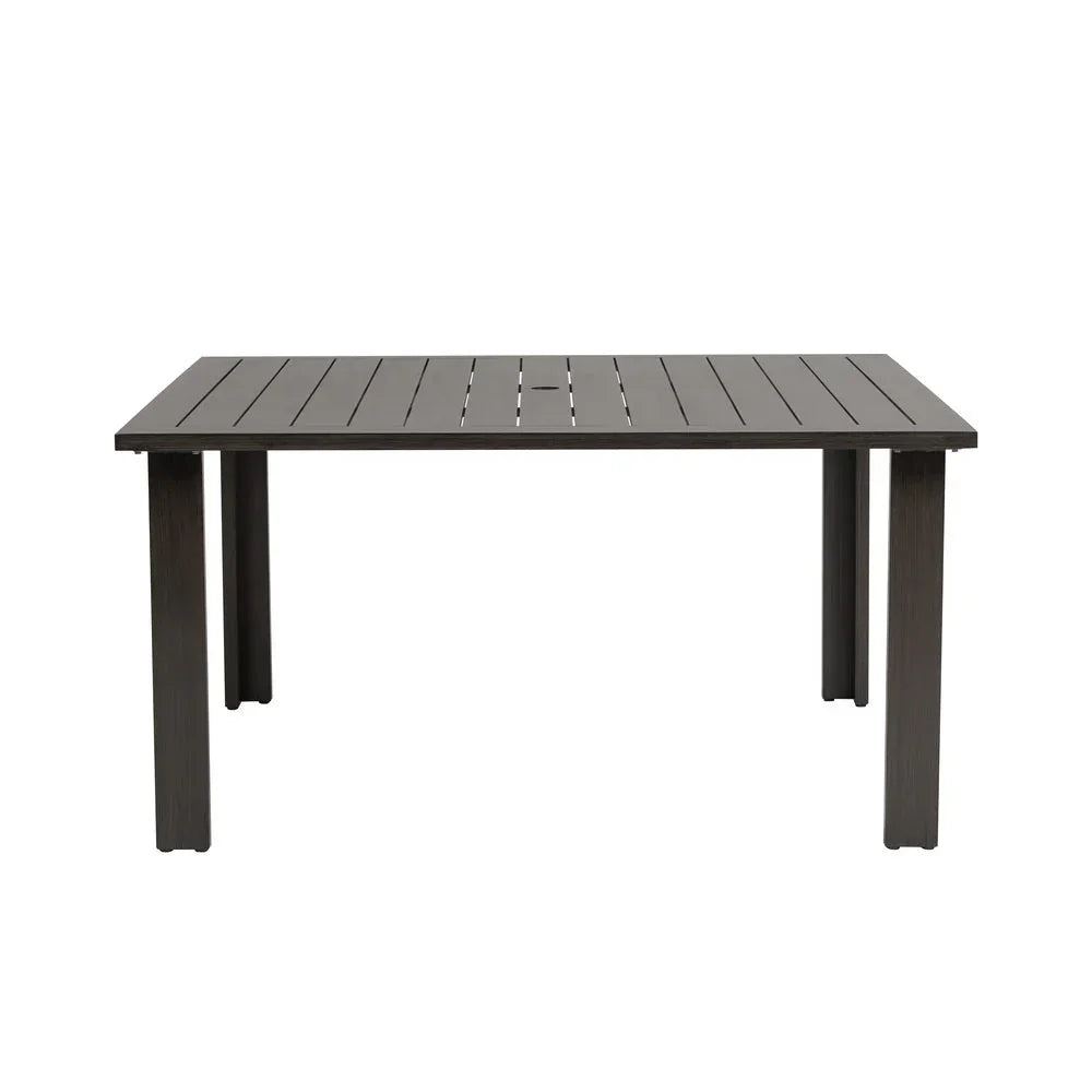 Limo 60" Square Dining Table with Umbrella Hole 4