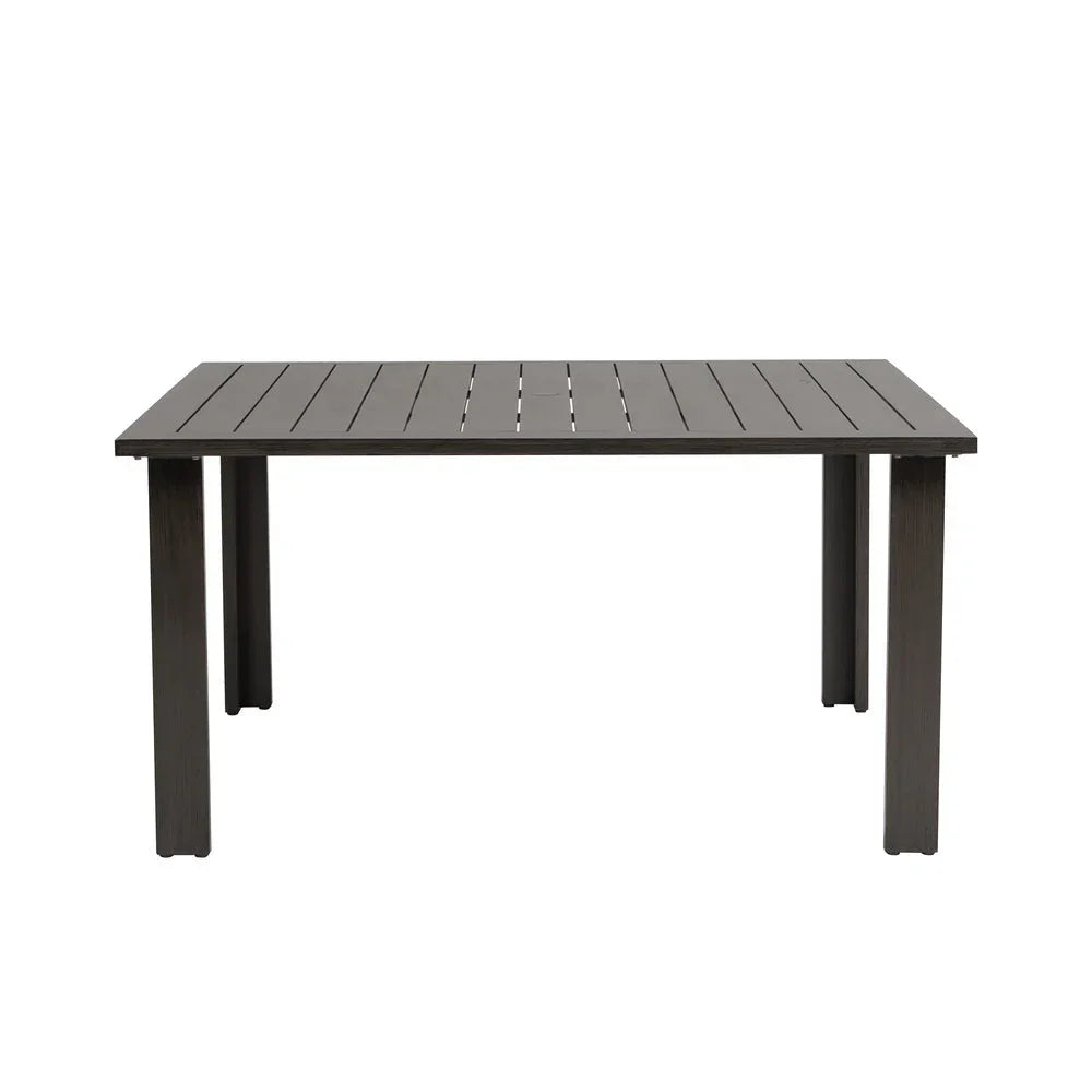 Limo 60" Square Dining Table with Umbrella Hole 5