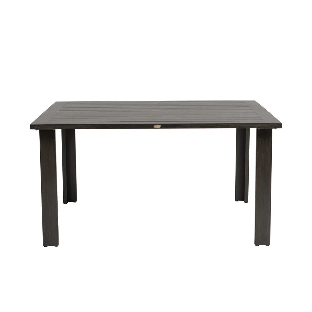 Limo 60" Square Dining Table with Umbrella Hole 6