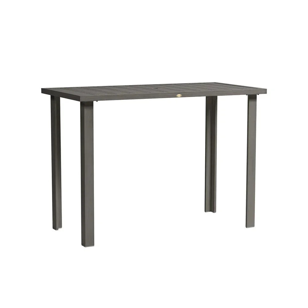 Limo 60" x 30" Rectangular Bar Table with Umbrella Hole