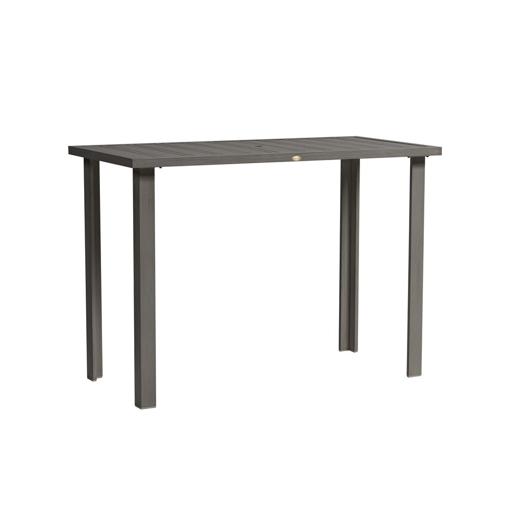Limo 60" x 30" Rectangular Bar Table with Umbrella Hole