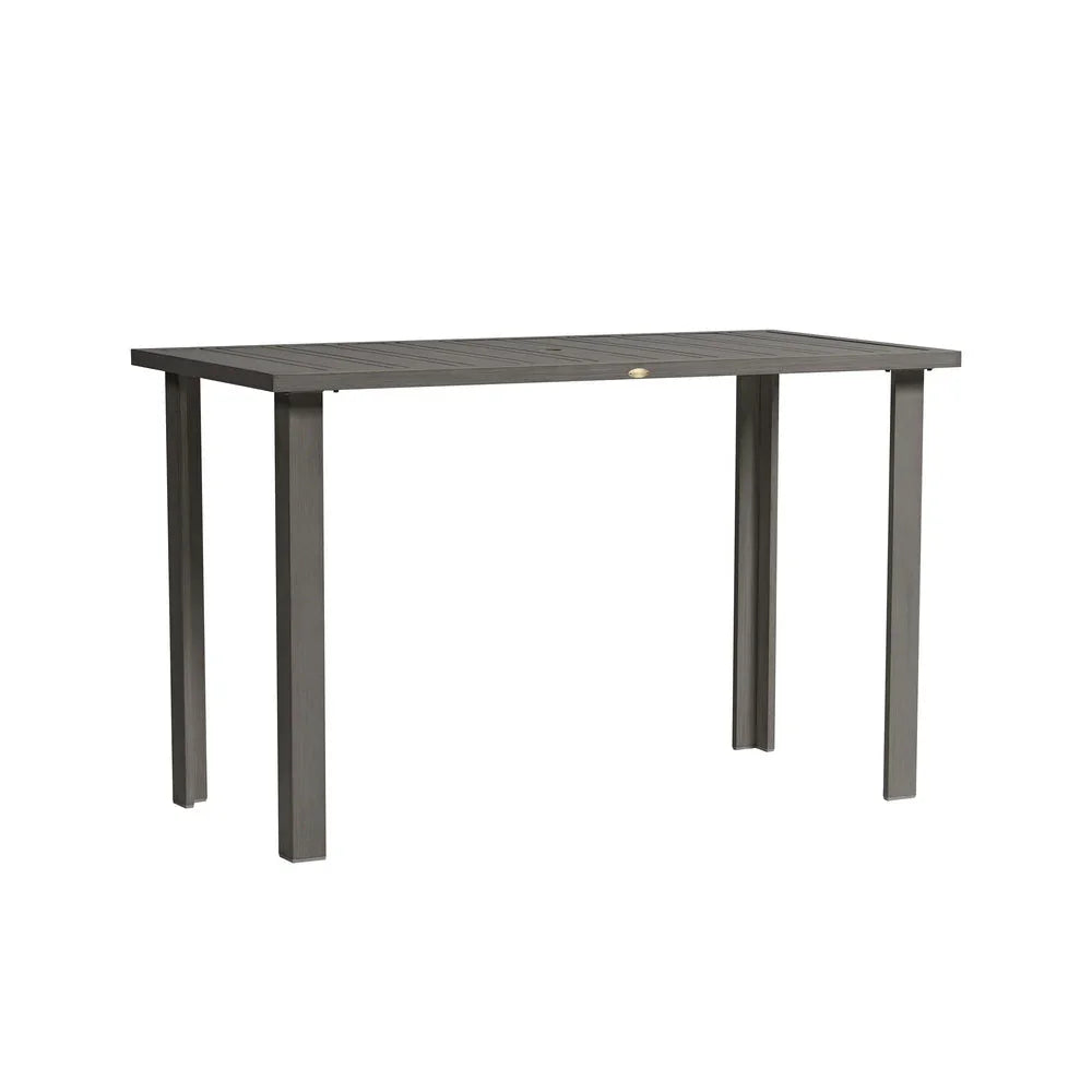 Limo 60" x 30" Rectangular Counter Table with Umbrella Hole