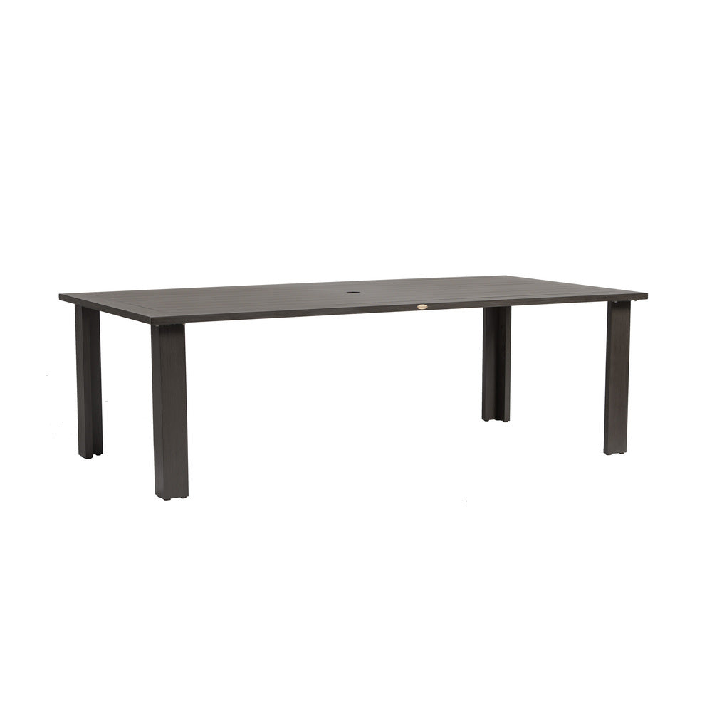 Limo 84" x 42" Rectangular Dining Table with Umbrella Hole