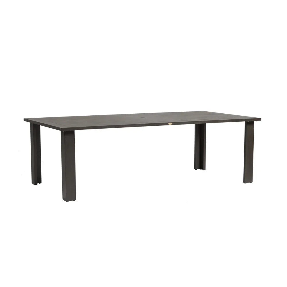 Limo 84" x 42" Rectangular Dining Table with Umbrella Hole