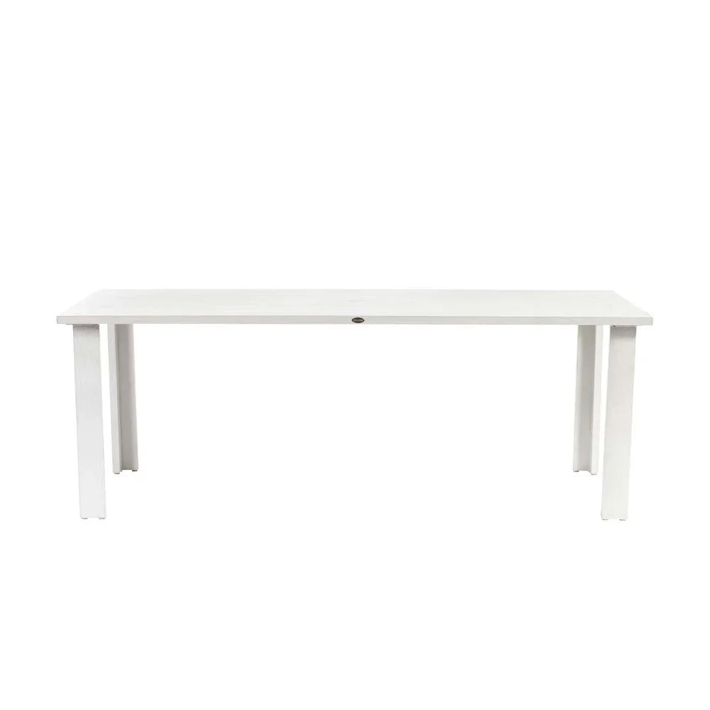 Limo 84" x 42" Rectangular Dining Table with Umbrella Hole 2