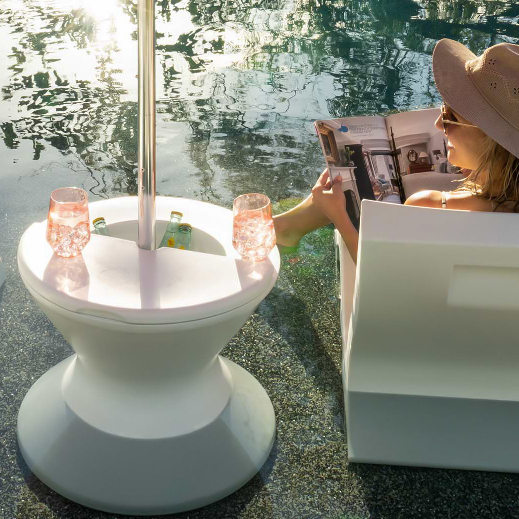 Signature Tall Ice Bin Side Table