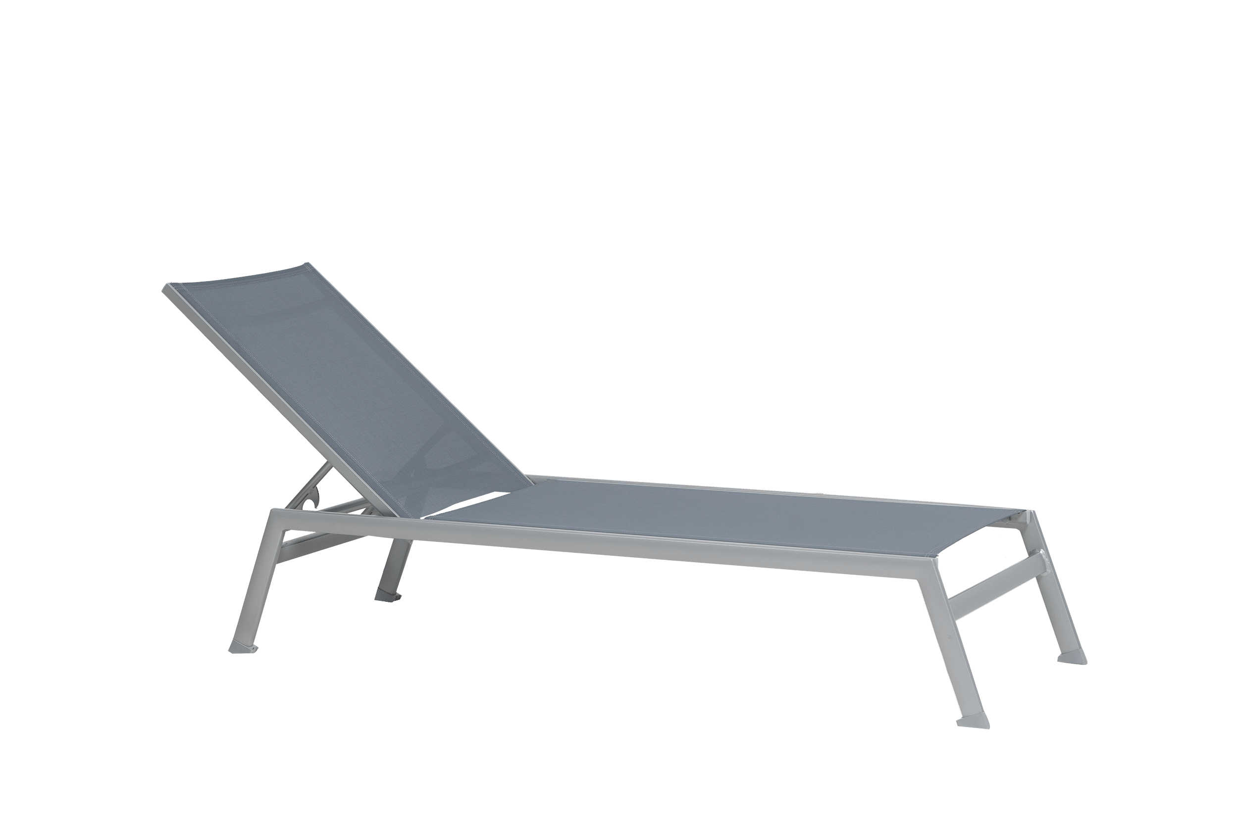 Lucca Adjustable Lounger - Grey