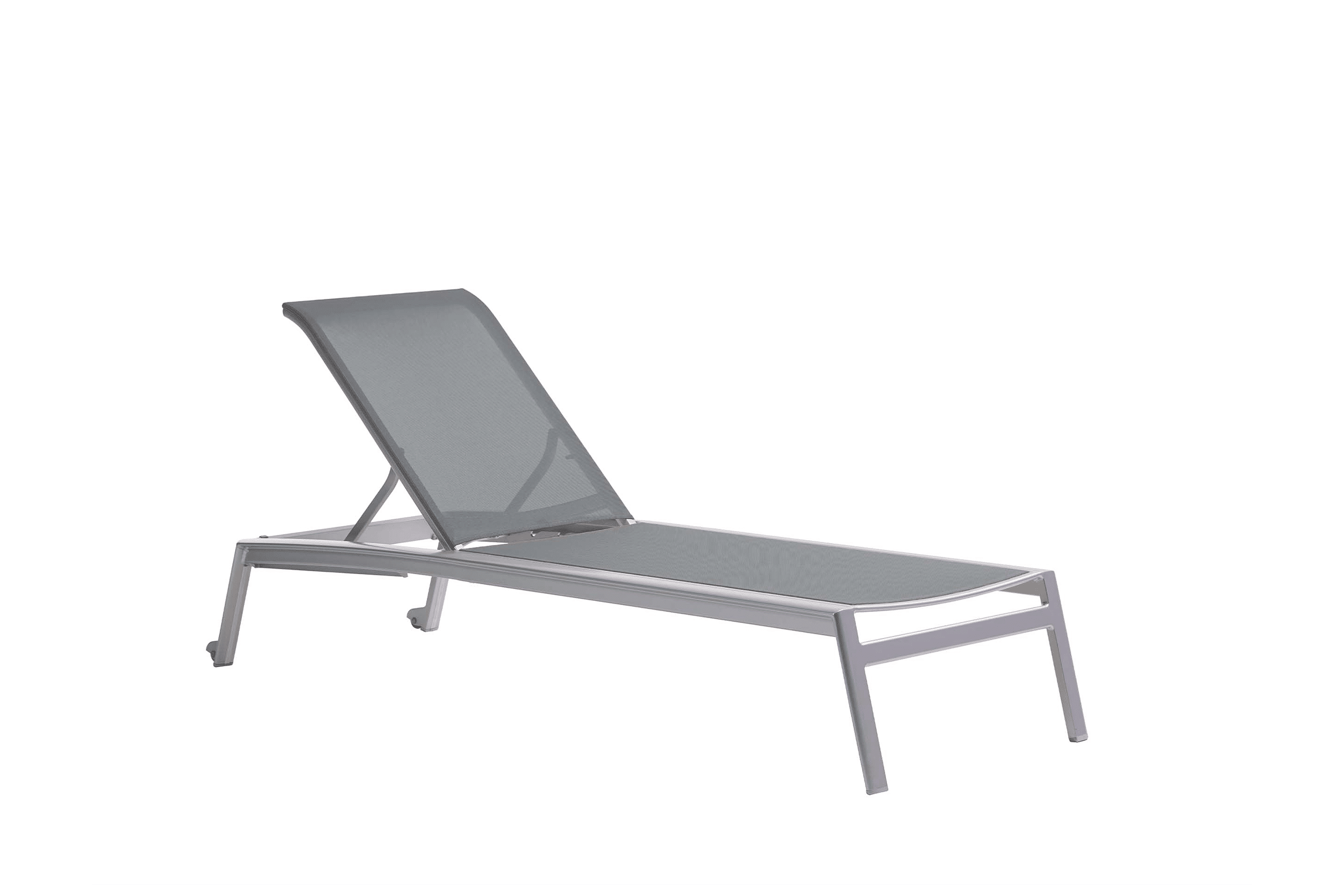 Lyon Adjustable Lounger - Grey