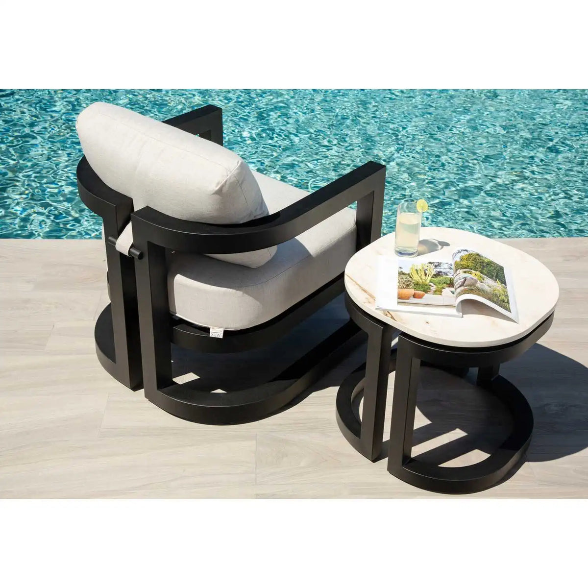 Malibu 22" Square End Table SW7101-ET by Sunset West 4