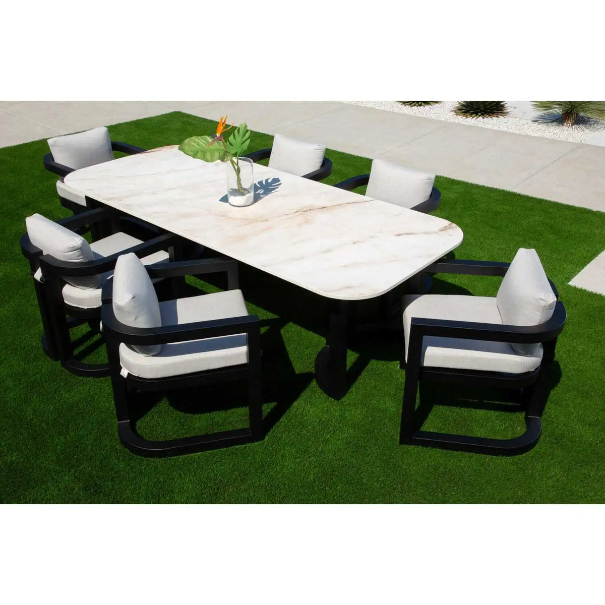 Malibu 96" Rectangular Dining Table SW7101-T96 by Sunset West 4