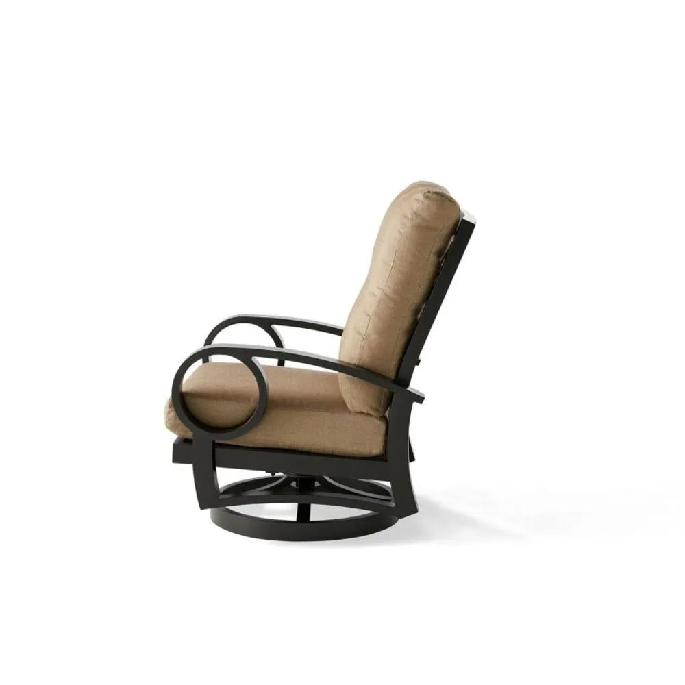 Mallin Casual Eclipse Cushioned Dining Swivel Rocker