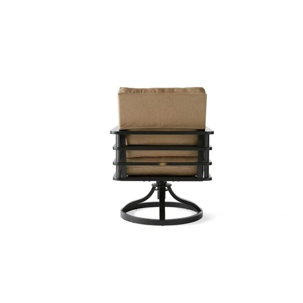 Mallin Casual Sarasota Cushion Swivel Rocker Dining Arm Chair