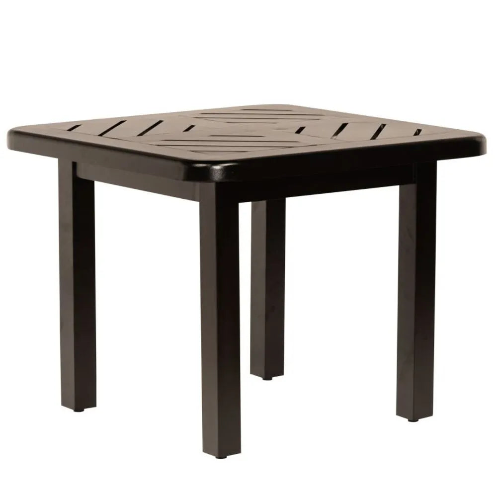 Mallin Casual Trinidad 27" Square End Table with Slatted Top