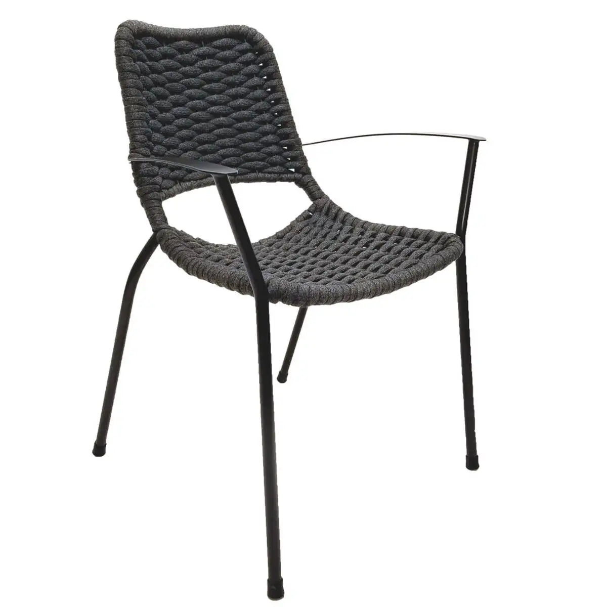 Metro Rope Stackable Arm Chair, Sets of 4 or 6