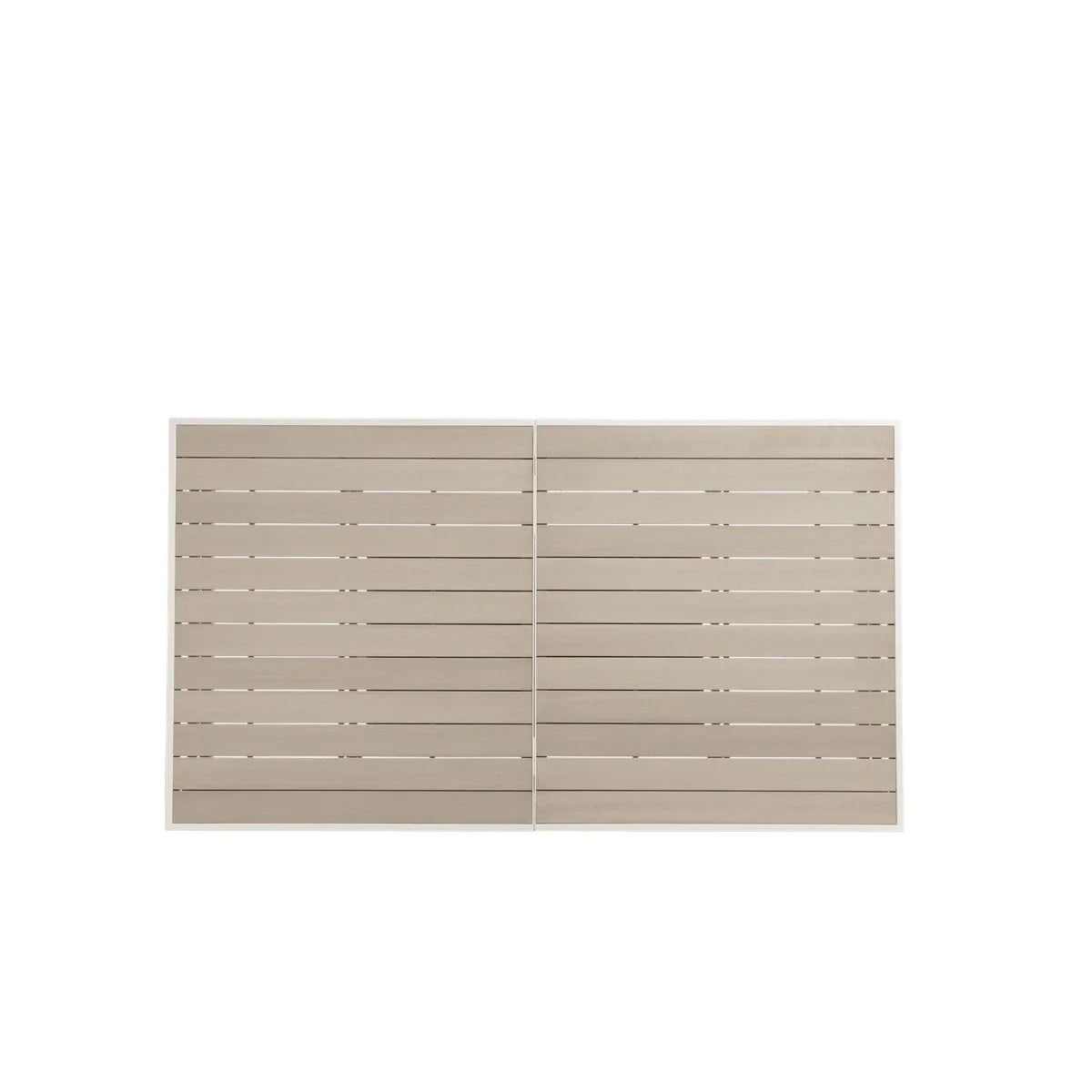 Mezo Extendable Table with Aluminum Slat Top