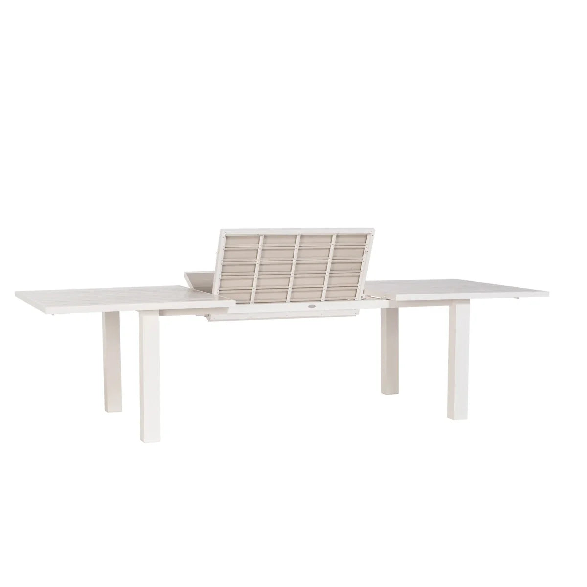 Mezo Extendable Table with Aluminum Slat Top