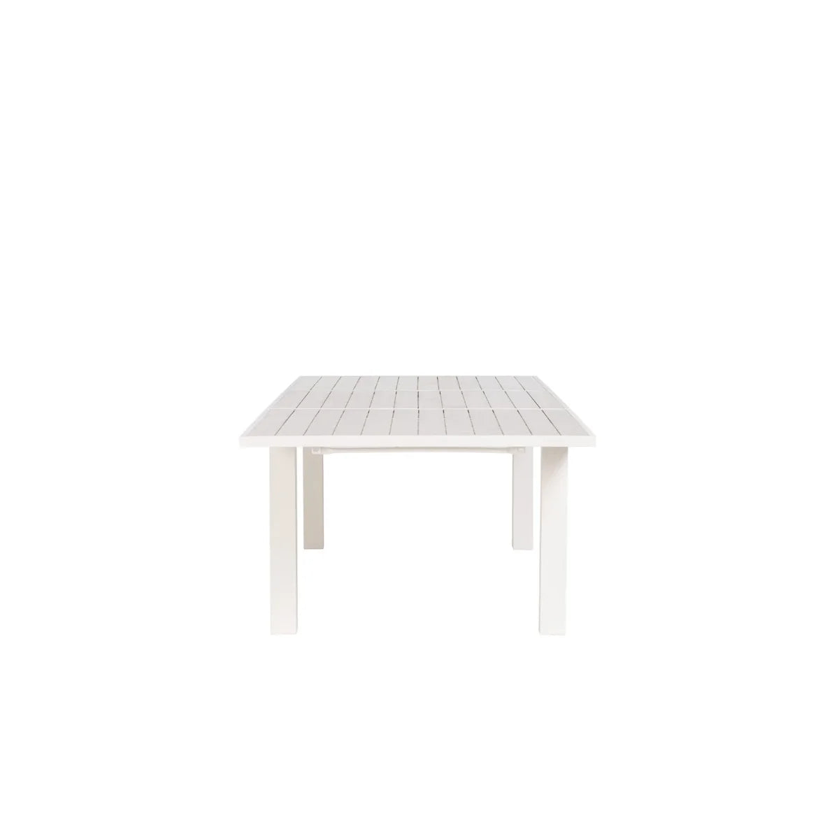 Mezo Extendable Table with Aluminum Slat Top