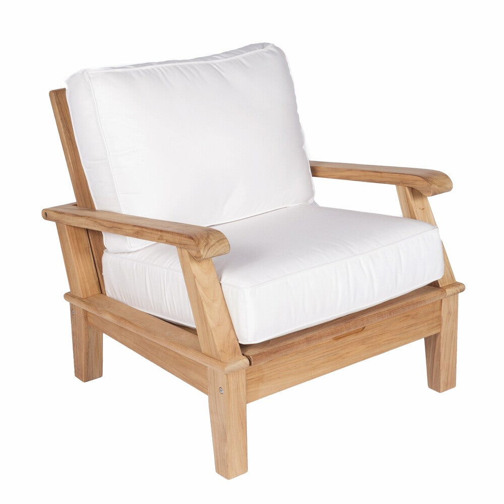Royal Teak Miami Cushioned Reclining Club Chair