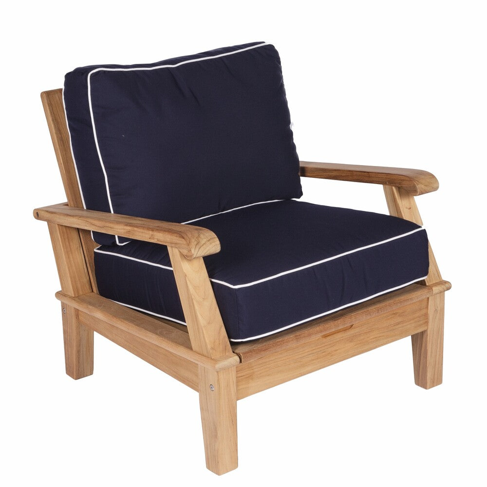 Royal Teak Miami Cushioned Reclining Club Chair
