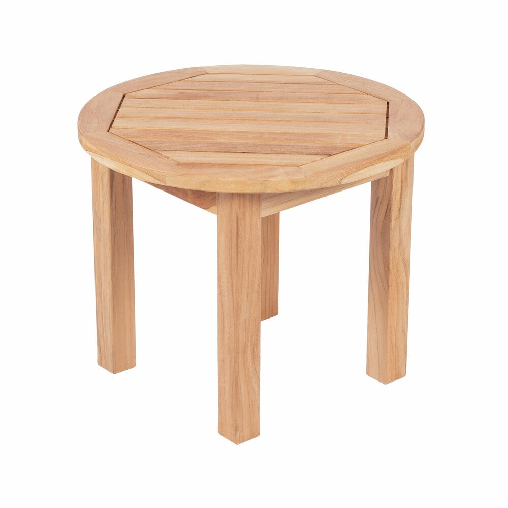 Royal Teak Miami Round Side Table detail
