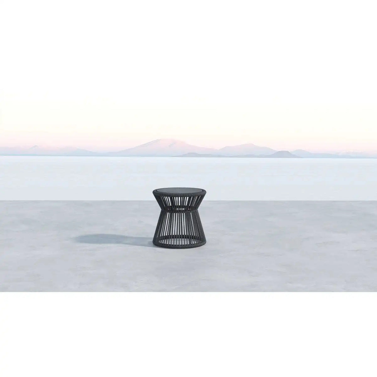 Milano 20" Round Rope End Table SW4101-ET by Sunset West 1