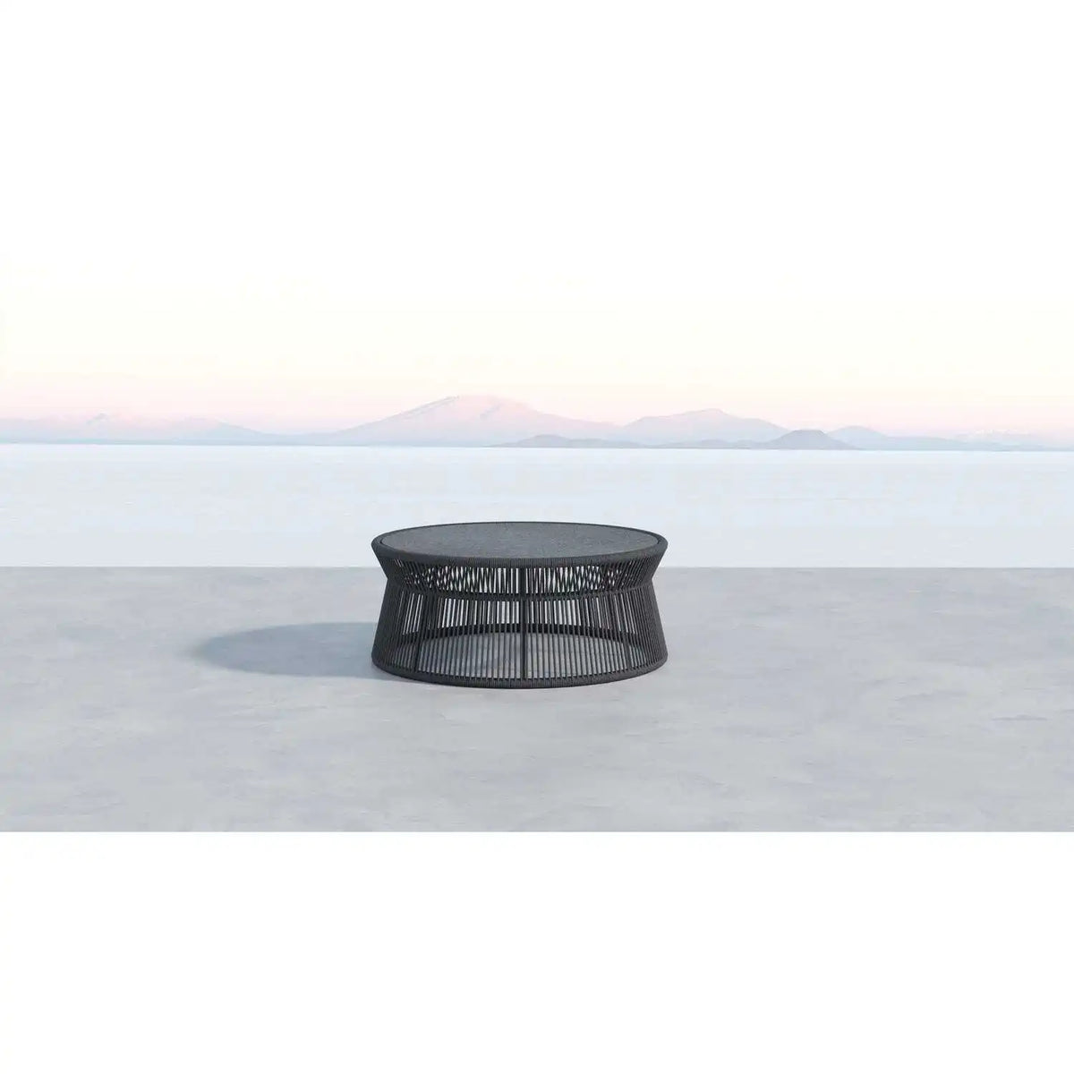 Milano 40" Round Rope Coffee Table SW4101-CT by Sunset West 1
