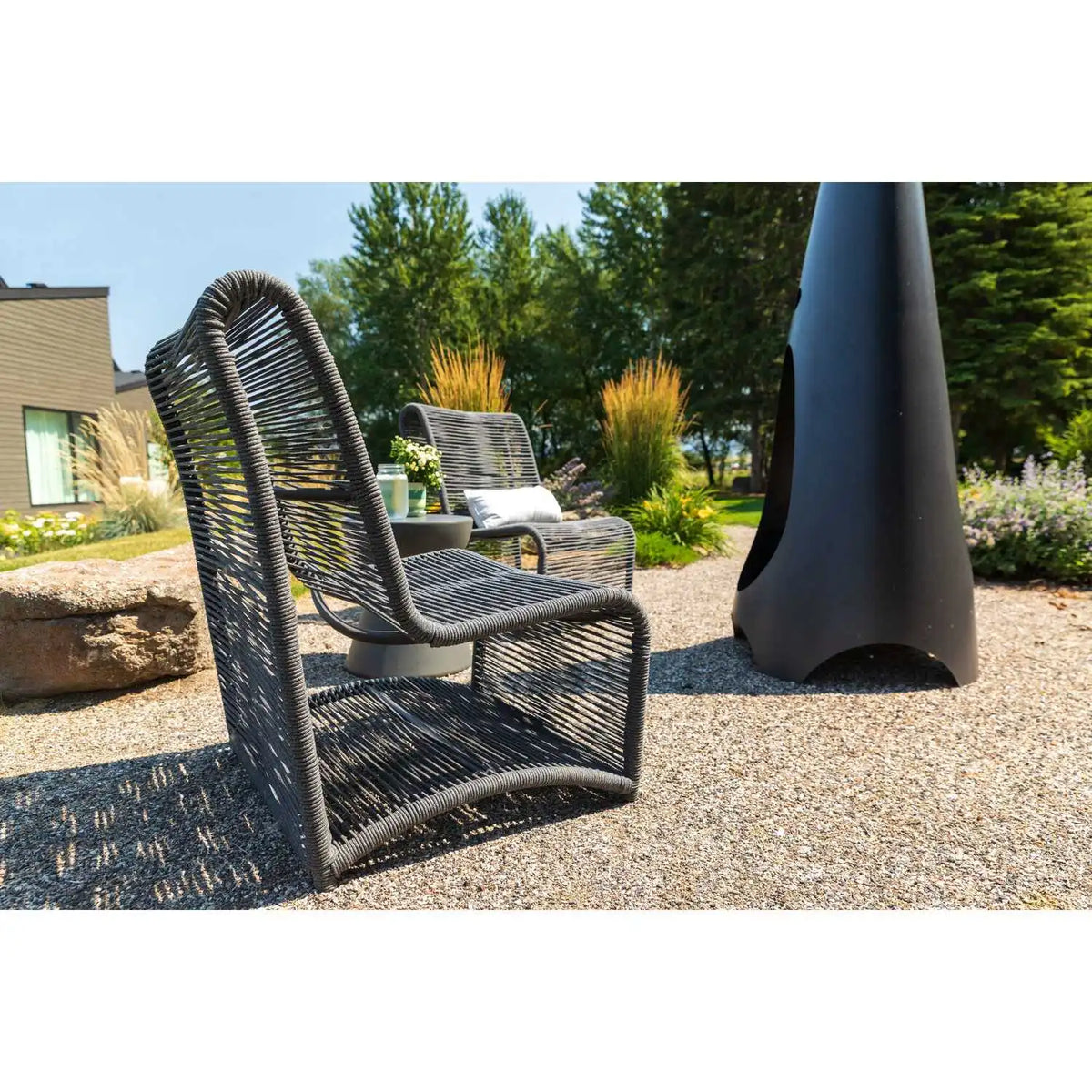Milano Rope Armless Club Chair SW4102-21 by Sunset West 7