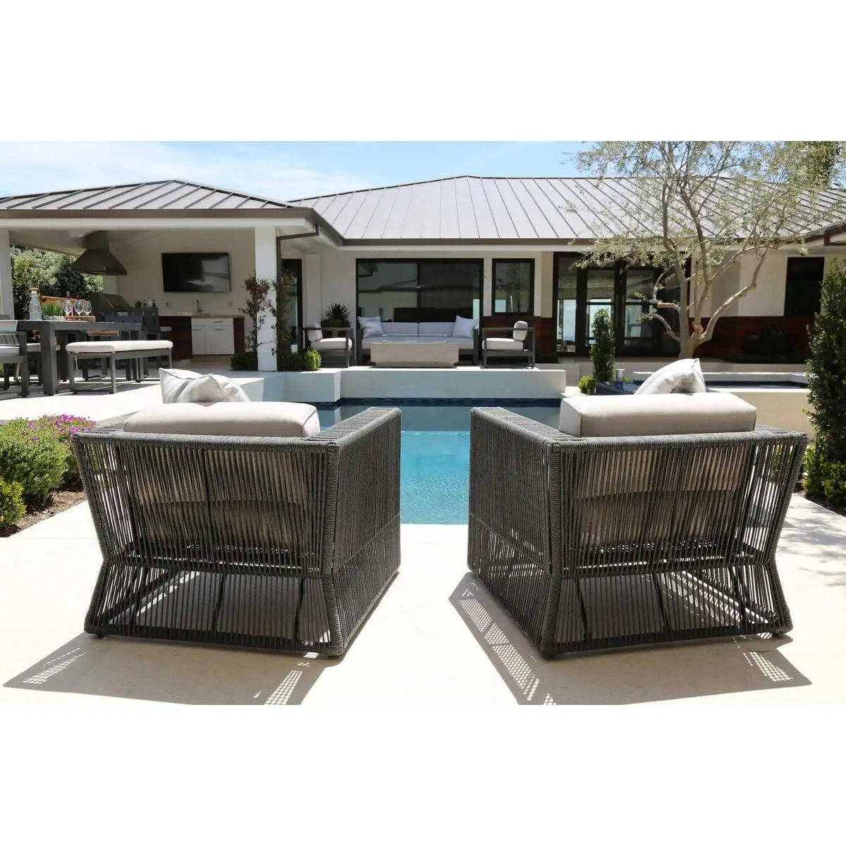 Milano Rope Club Chair SW4101-21 by Sunset West 3