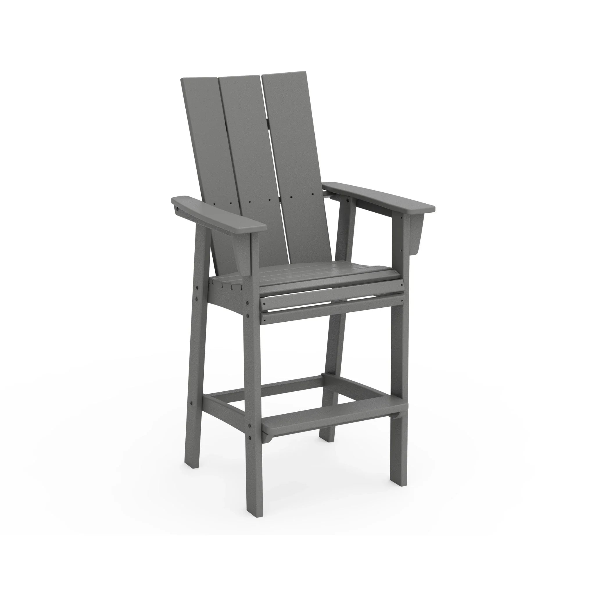 Modern Curveback Adirondack Bar Arm Chair 1