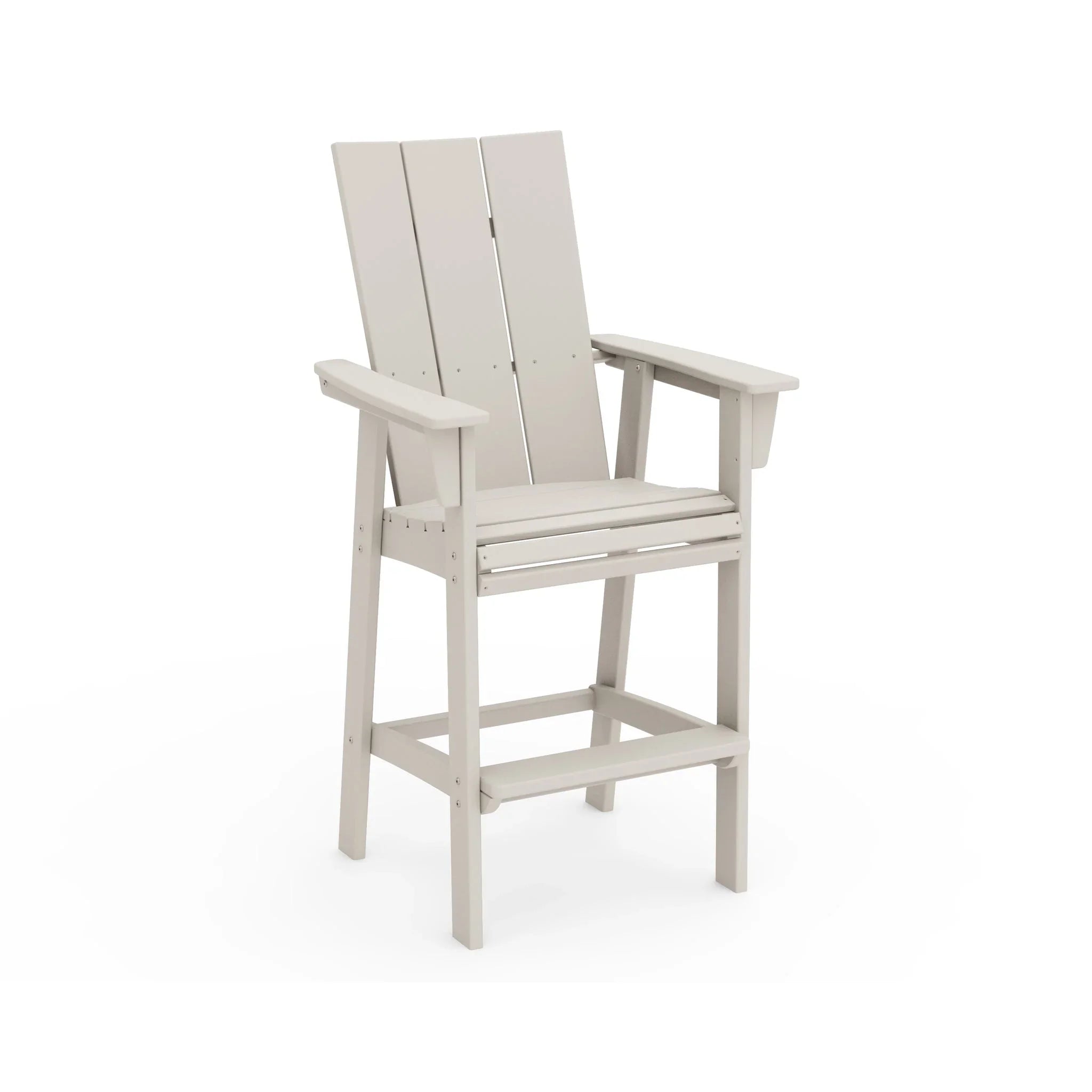 Modern Curveback Adirondack Bar Arm Chair 5
