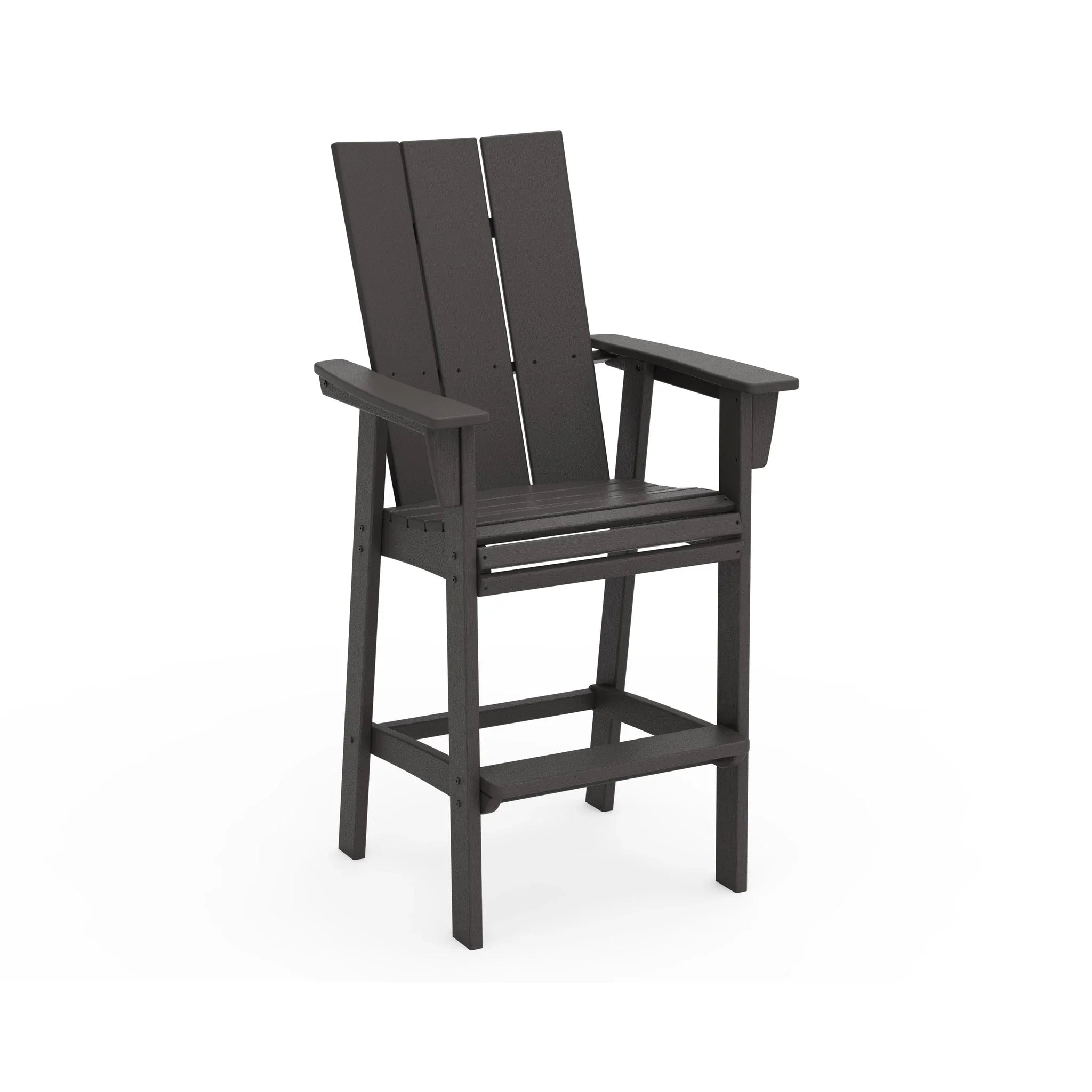 Modern Curveback Adirondack Bar Arm Chair 14