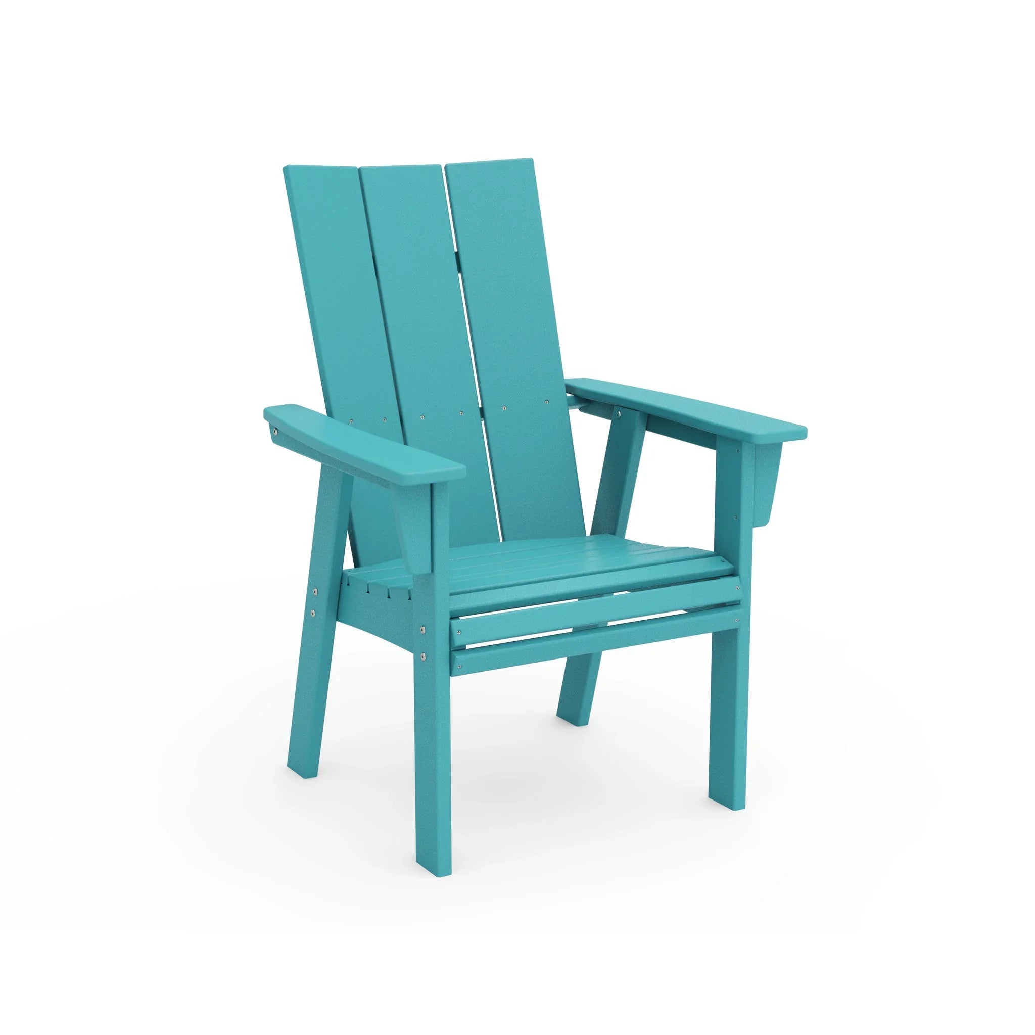Modern Curveback Adirondack Dining Arm Chair 7