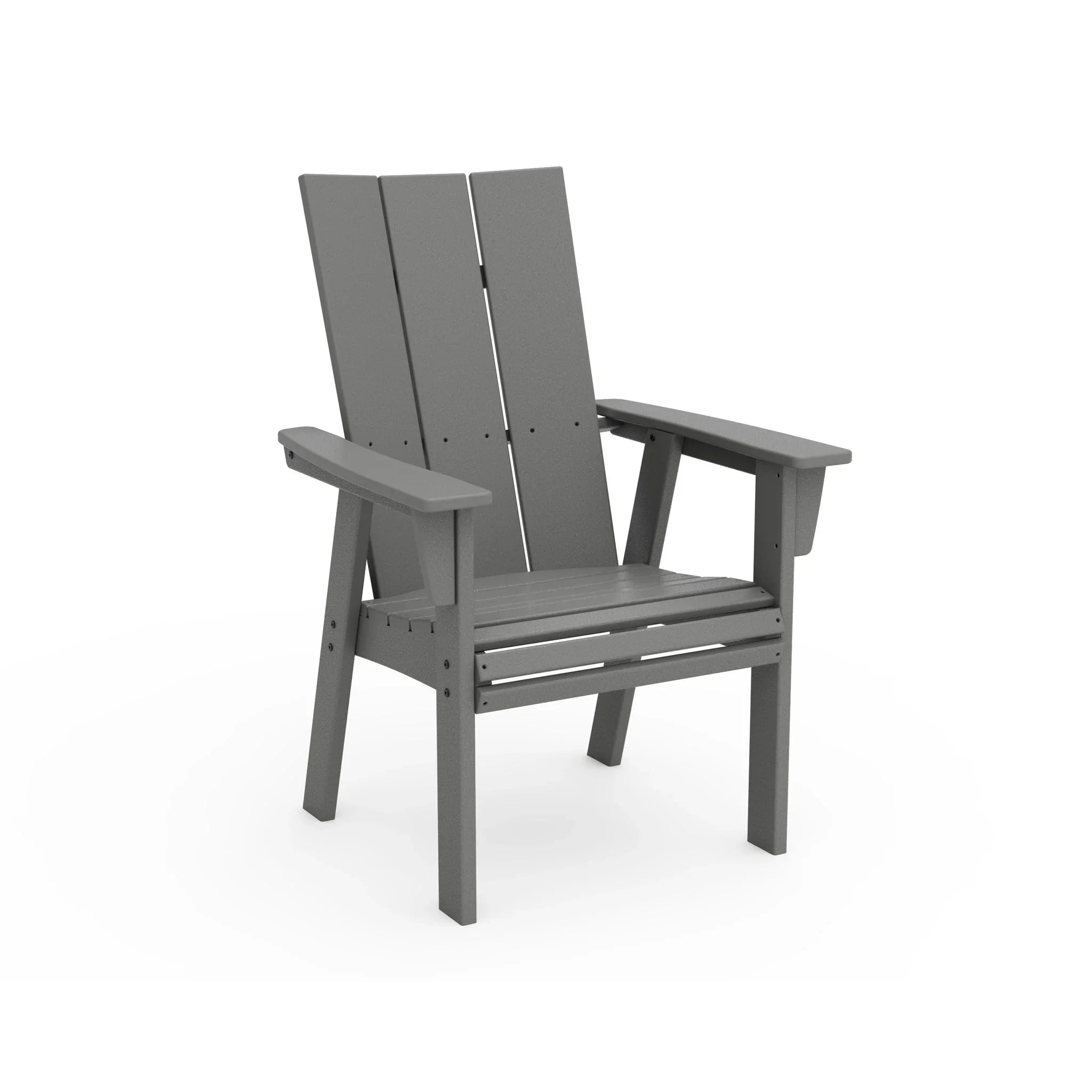 Modern Curveback Adirondack Dining Arm Chair 1