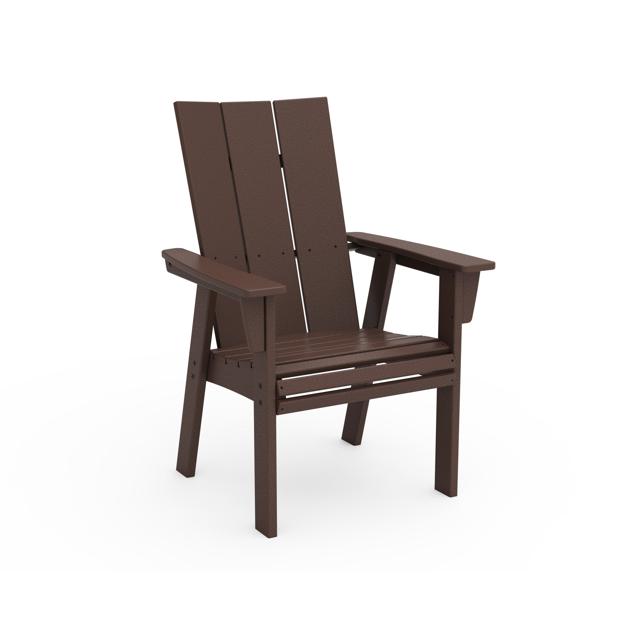 Modern Curveback Adirondack Dining Arm Chair 3