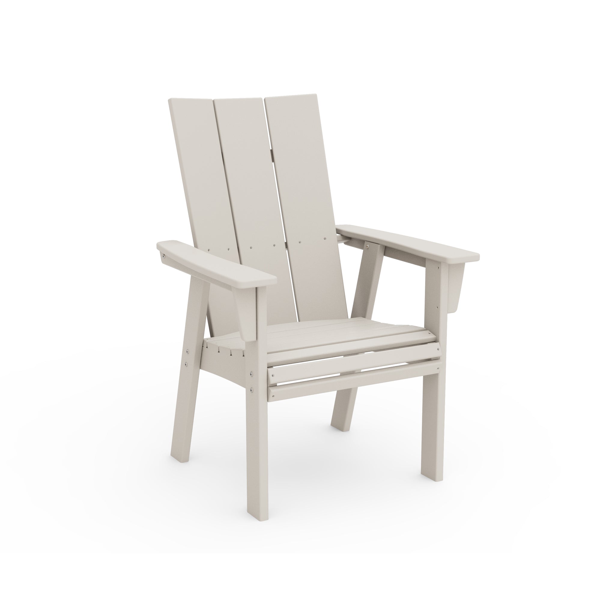 Modern Curveback Adirondack Dining Arm Chair 5