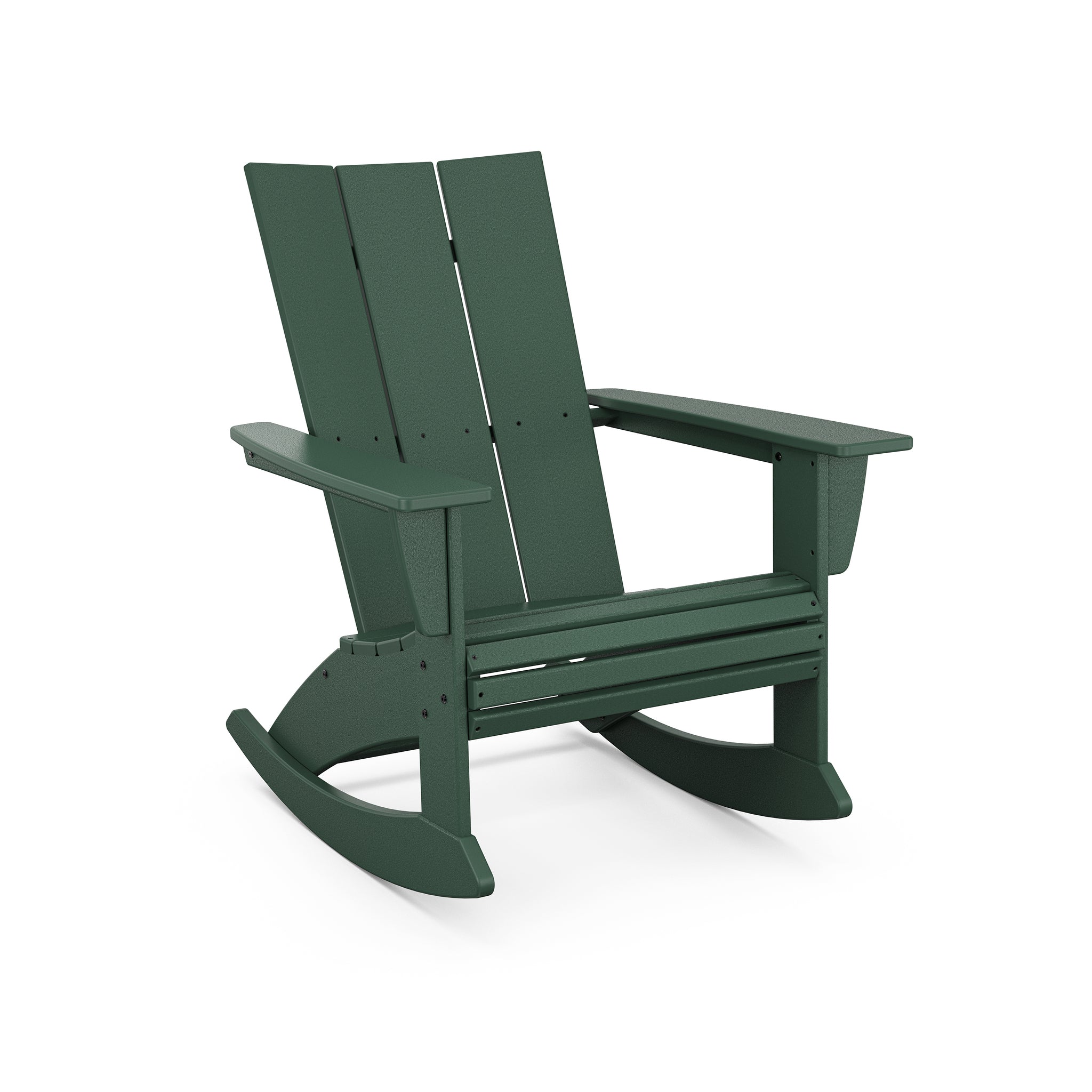 Modern Curveback Adirondack Rocking Chair 2