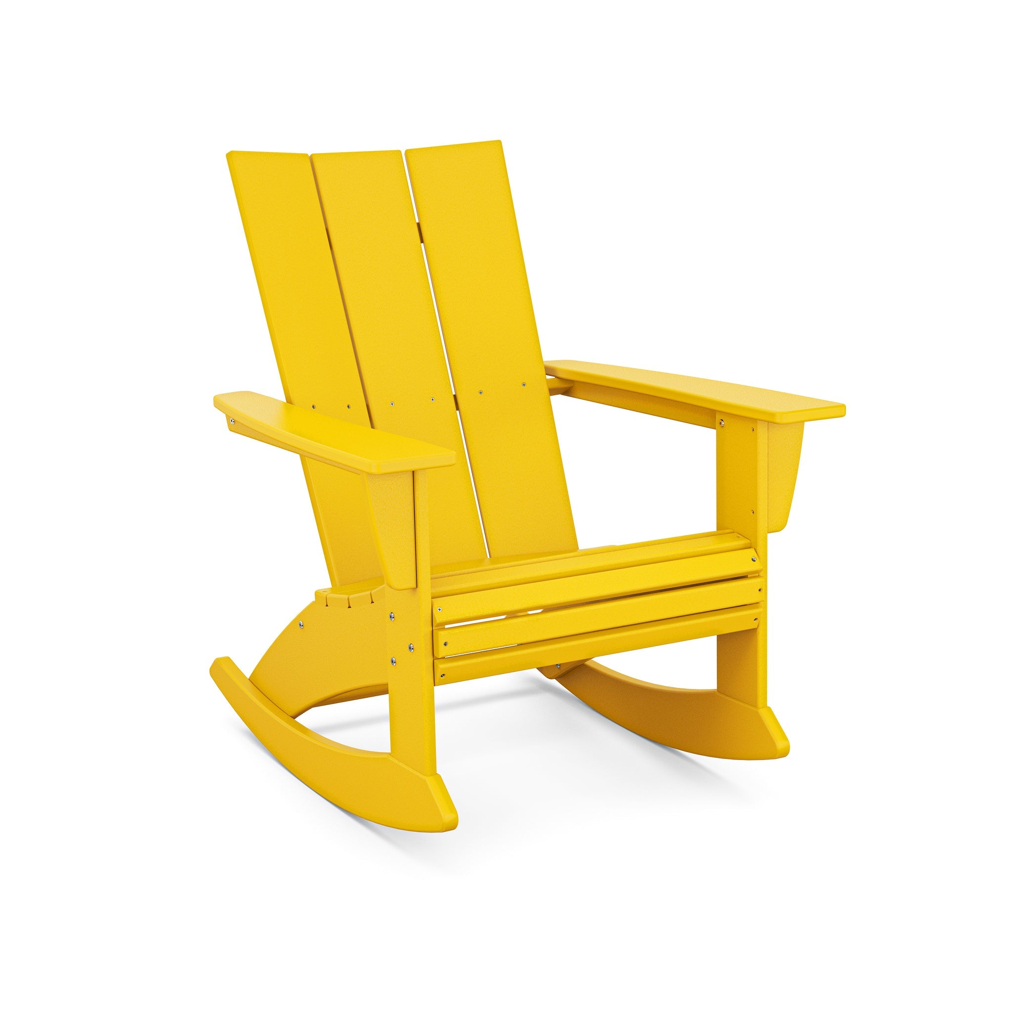 Modern Curveback Adirondack Rocking Chair 8