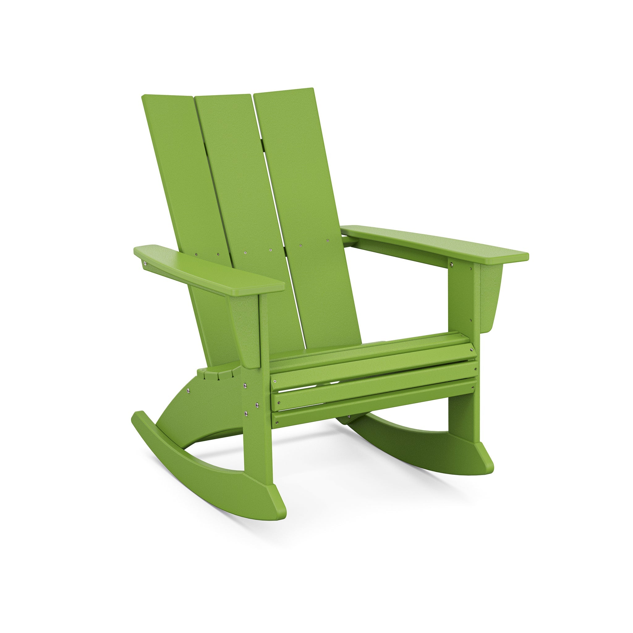 Modern Curveback Adirondack Rocking Chair 9
